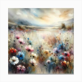 Wildflowers a Canvas Print