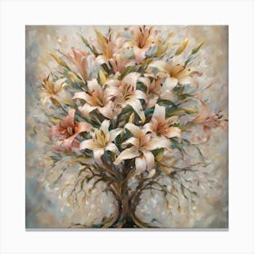 Lily Tree Canvas Print