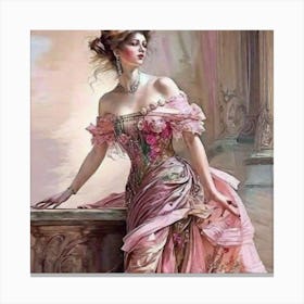 Victorian Beauty Canvas Print