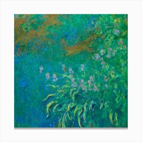 Irises (1914–1917), Claude Monet Canvas Print