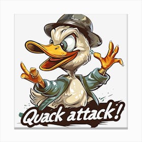 Quack Attack Stampe su tela