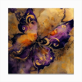 Purple Butterfly 4 Canvas Print