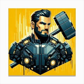 Adamantium Canvas Print