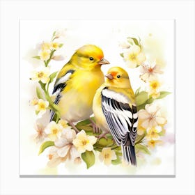 American Goldfinch Mother's Day 1 Canvas Print