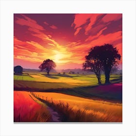 Colours of the Countryside Canvas Print