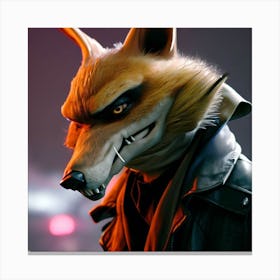 Fox Mask 1 Canvas Print