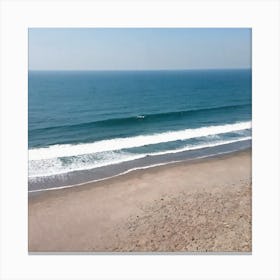 Beach At Dusk 2 Canvas Print