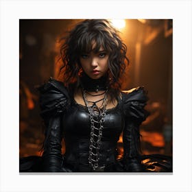 Gothic Girl Canvas Print