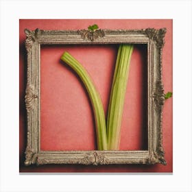 Celery Frame 5 Canvas Print