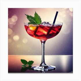 Cocktail 16 Canvas Print