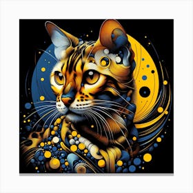 Bengal Cat 01 1 Canvas Print