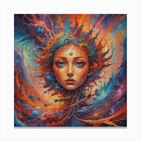 'Spirit Woman' 1 Canvas Print