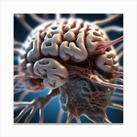 Human Brain 38 Canvas Print