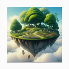 Permaculture In The Clouds Canvas Print