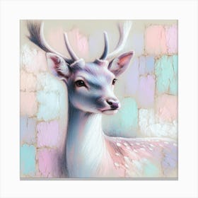 "Gentle Gaze" is an enchanting pastel portrait of a young deer, its innocent eyes conveying a sense of wonder and serenity. Set against a textured backdrop of soft pinks and blues, the artwork radiates a calming, whimsical charm. The subtle interplay of light and shadow across the deer's features highlights the delicate details, adding depth and warmth. This artwork is a beautiful addition to any space that seeks to inspire a sense of peace and the gentle side of nature's beauty. It's perfect for animal lovers, pastel art enthusiasts, or anyone looking to infuse their surroundings with a touch of gentle grace. Canvas Print
