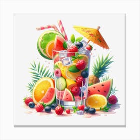 Fruit Cocktail 1 Canvas Print