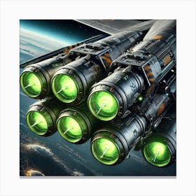 Vx F1 Toxic Wasp Corrosive Missile Pods Converted Canvas Print