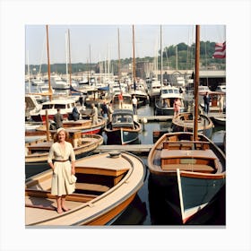 The Old Marina ~Reimagined 67 Canvas Print