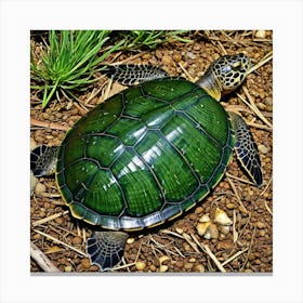 Green Sea Turtle 5 Canvas Print