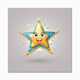 Happy Star Canvas Print