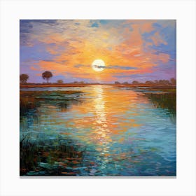 Seaside Charm: Impressionist Reverie Canvas Print