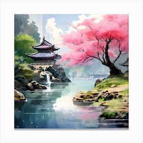 Ink Art Canvas Print