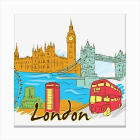 London Skyline Canvas Print