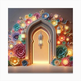 Islamic Door 2 Canvas Print