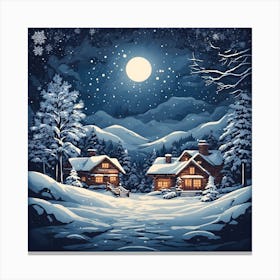 Winter Landscape Canvas Print