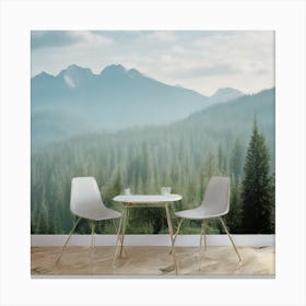 Mountain Wall Mural Canvas Print