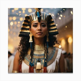 Egyptian queen ( pharaoh and ancient Egyptian ) Canvas Print