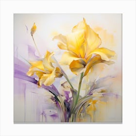 AI Golden Grove Symphony Canvas Print