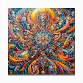 Psychedelic Mural Canvas Print