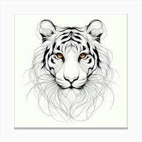 Tiger Head 6 Canvas Print
