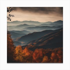 Autumn In The Mountains 1 Canvas Print