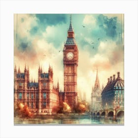 Big Ben In London Canvas Print