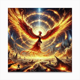 Solar Storm Wings Converted Canvas Print