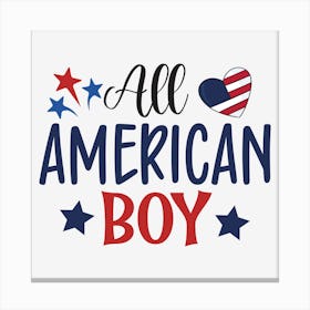 All American Boy 01 Canvas Print