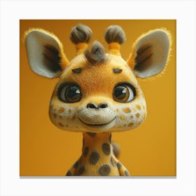 Baby Giraffe 3 Canvas Print