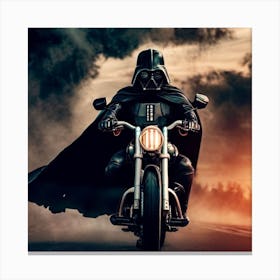 Darth Vader's Motorbike Canvas Print