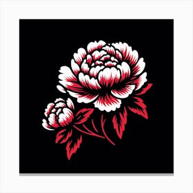 Peony Flower 2 Canvas Print