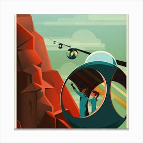 Spaceships And Rockets Canvas Print