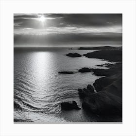 Sunrise Over The Sea 4 Canvas Print