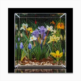 Iris Garden Canvas Print