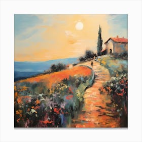 Luminous Amalfi Mirage Canvas Print