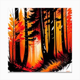 Forest 61 Canvas Print