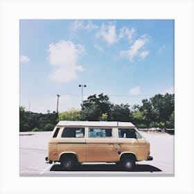It Was All Yellow Square Canvas Print