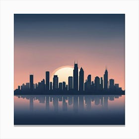 Chicago Skyline 1 Canvas Print