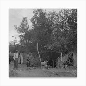 Untitled Photo, Possibly Related To Grant County, Oregon, Mining Prospectors Camp By Russell Lee Canvas Print