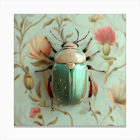 Jewelry beetle photography Canvas Print